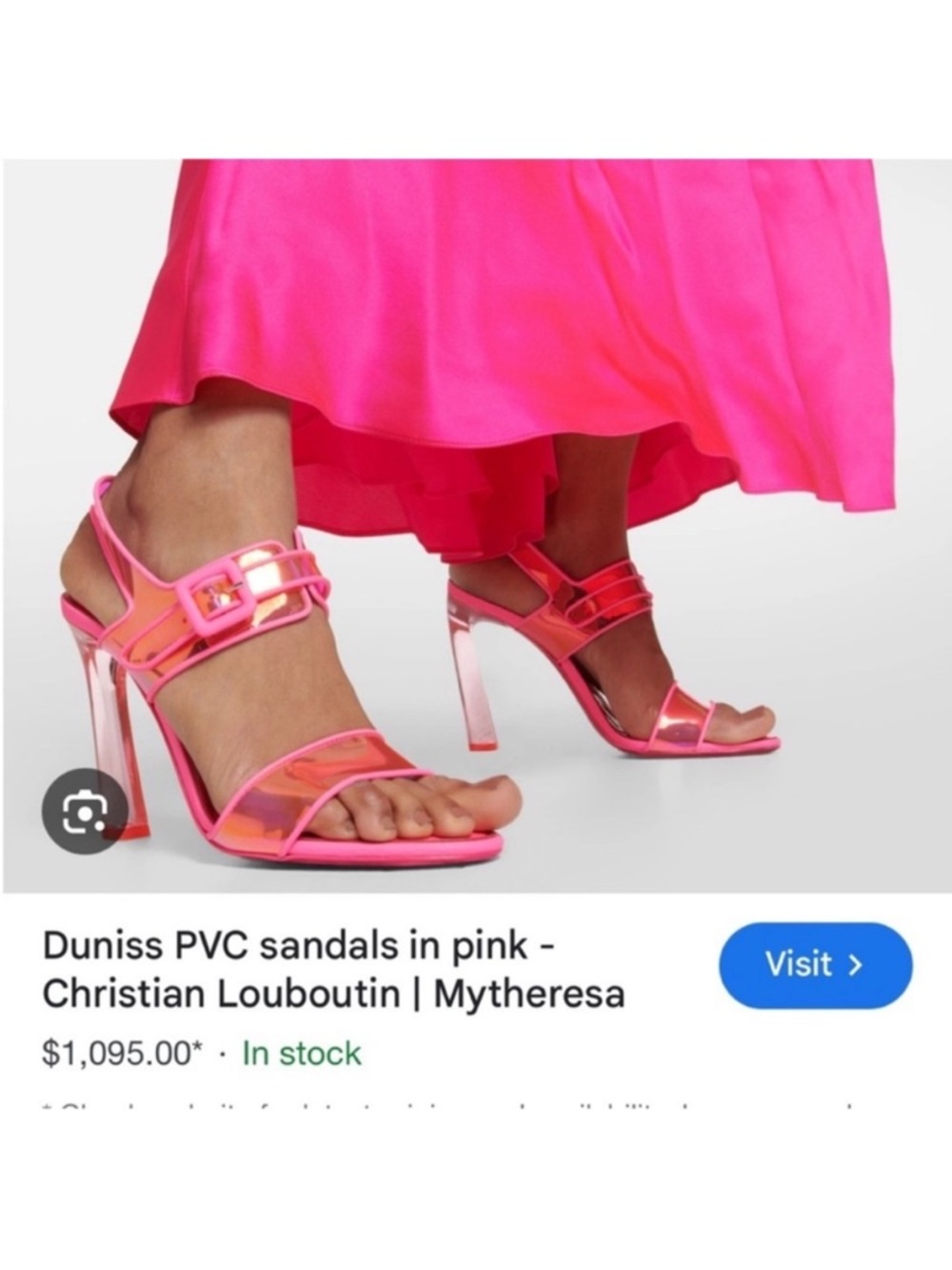 Christian Louboutin Loubi
Duniss Holographic heels
100mm RETAIL 1,095 - Picture 4 of 9